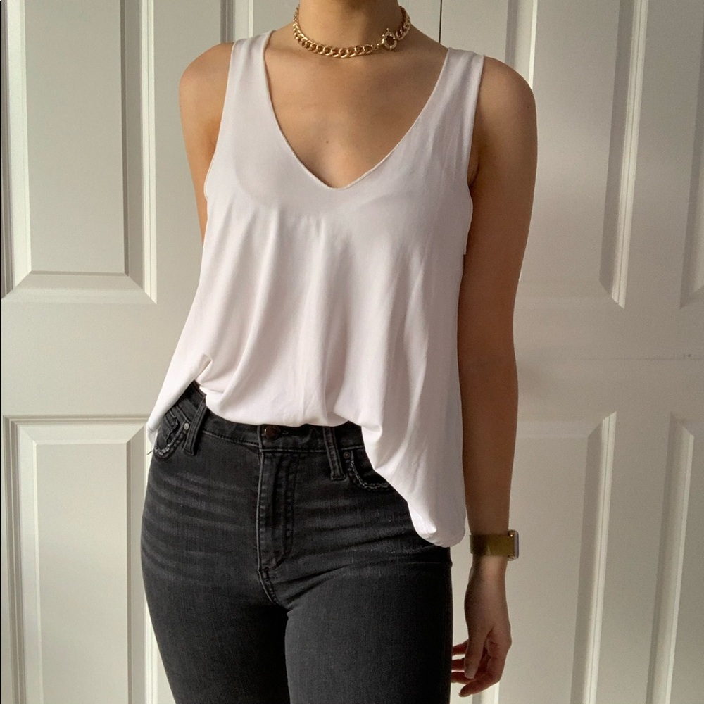 Super soft white tank